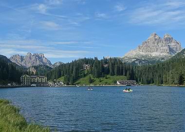 Lake In Italian Alps