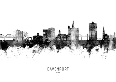 Davenport Skyline Iowa