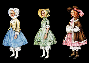 Array of Victorian dress