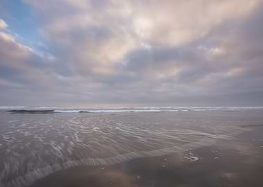 Pastel beach sunset vibe