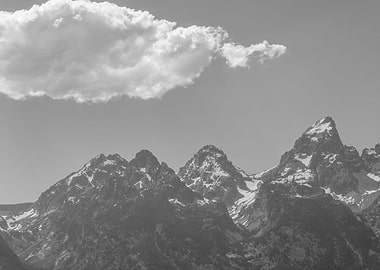 Clouds over the Tetons
