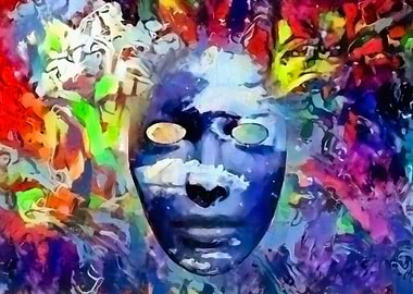 Face in colors