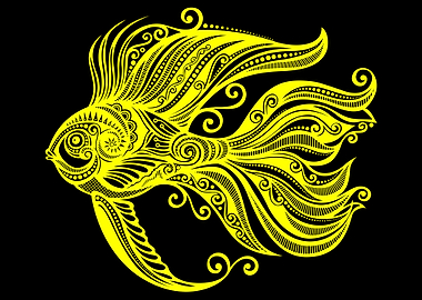 fish cute glow light