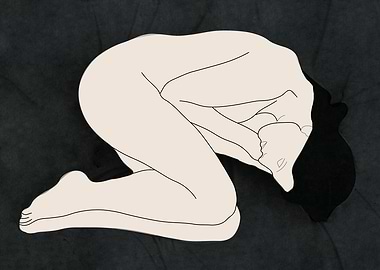 Minimalist line drawing 33