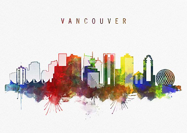 Vancouver Canada Skyline