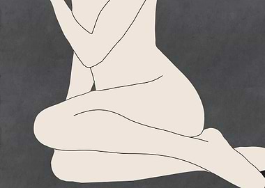 Minimalist line drawing 32