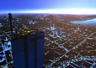 Shard roof mirrors edge