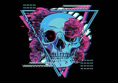 Skull And Roses Aesthetic