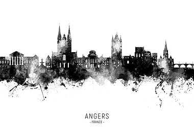 Angers Skyline France