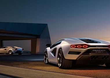 Old vs new lamborghini