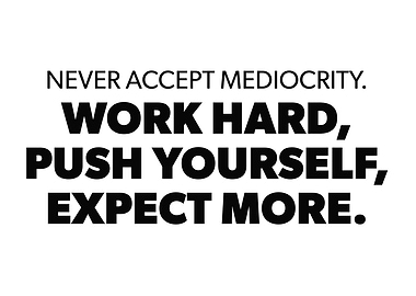 Work Hard and Expect More
