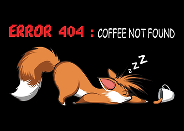 Coffee Not Found Animal Lo