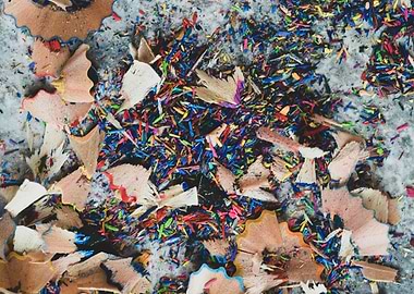 After sharpening crayons