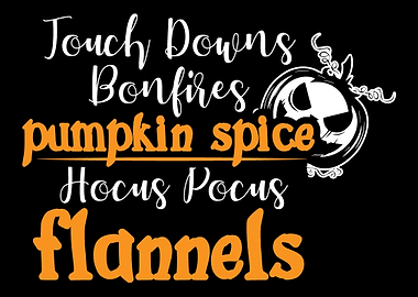 Pumpkin Flanel Autumn Love