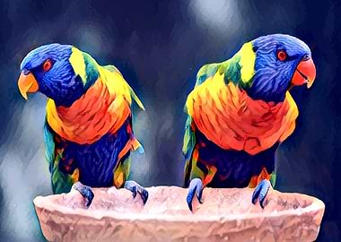 Parrot Couple