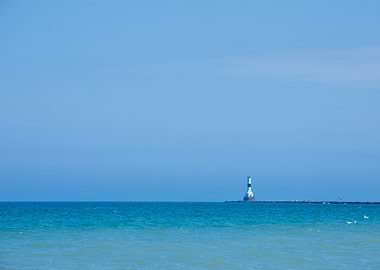 Lighthouse in the distance