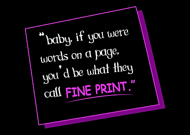 Youre Fine Print Single a