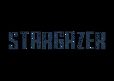 Stargazer Lettering Stars