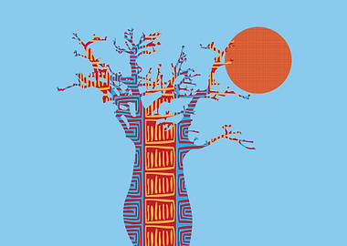 Baobab tree of Life Sunset