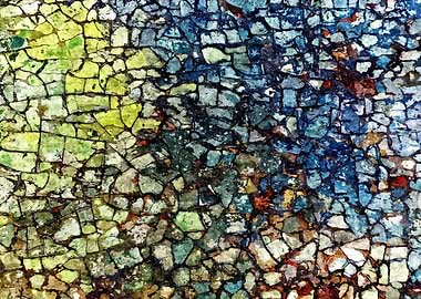 Paint and Rust Mosaic