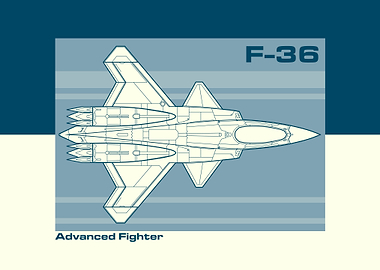 F36 Fighter Poster