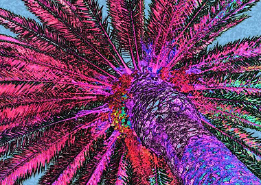 Palm Tree Pop Art