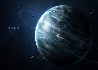 Uranus planet poster