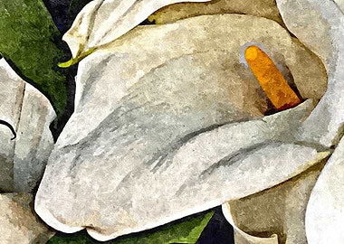Calla Flower Closeup