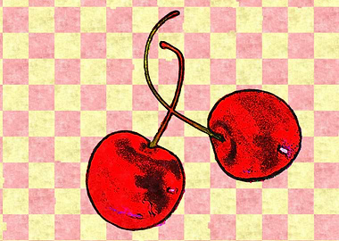 Two Red Cherries