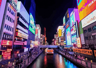 Osaka City Nigt