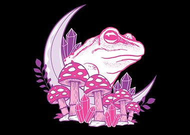 Cottagecore Frog Occult