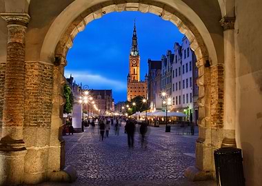 In The Old Town Of Gdansk