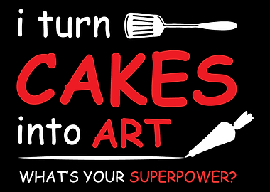 Cake Art Superpower Cake D