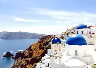 Santorini Greece Sea Beach