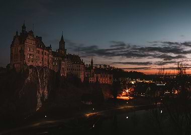 Castle by night