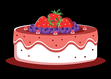 Cake Berries Cake Decorato