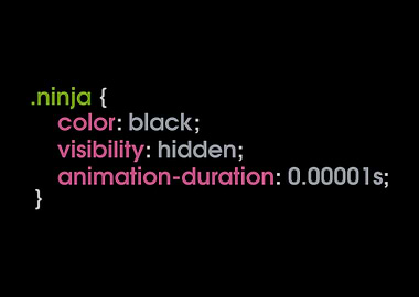 Web Developer Joke CSS