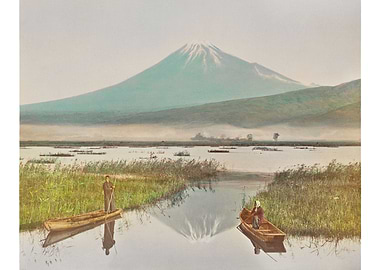Vintage Mt Fuji artwork