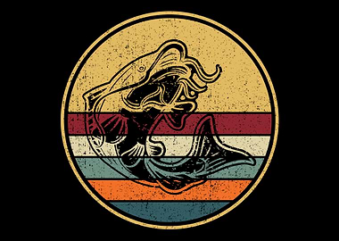 Retro Freshwater Catfish