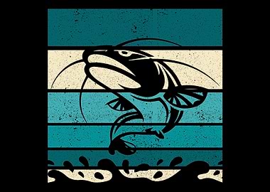 Retro Freshwater Catfish