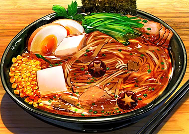 Ramen japanese food