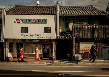 Streets of Gion in Kyoto