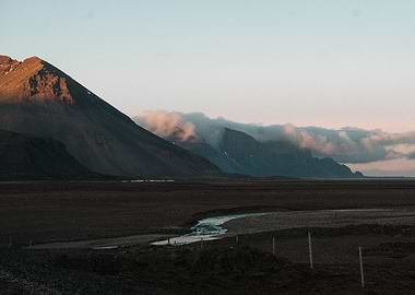 Iceland Sunset Mountains