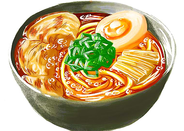 Ramen japanese food
