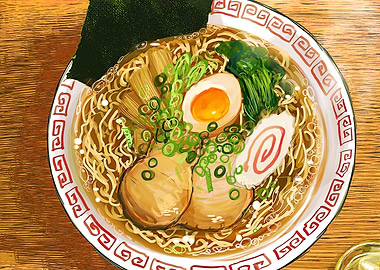 Ramen japanese food
