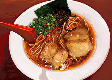 Ramen japanese food