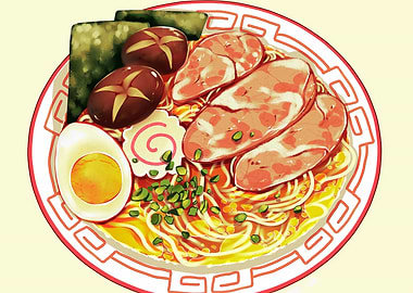 Ramen japanese food