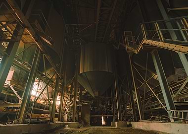 The old gravel plant