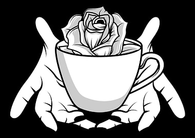 Flower Tea Tea Drinker Gif