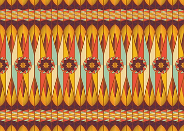 Colorful ethnic pattern